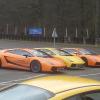 Trio de Lamborghini Gallardo au Circuit JP Beltoise à Trappes 
