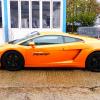 Lamborghini Gallardo orange au circuit Beltoise à Trappes (3)