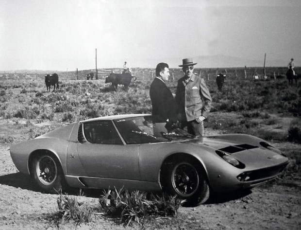 F.Lamborghini et Moniseur Miura
