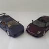 Duo purple: Diablo / Murcielago Roadster 1/18