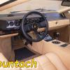 L'intérieur de la Countach